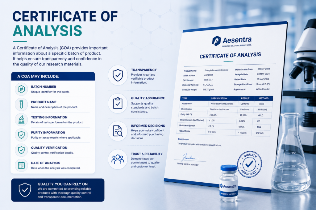 Certificate of Analysis
