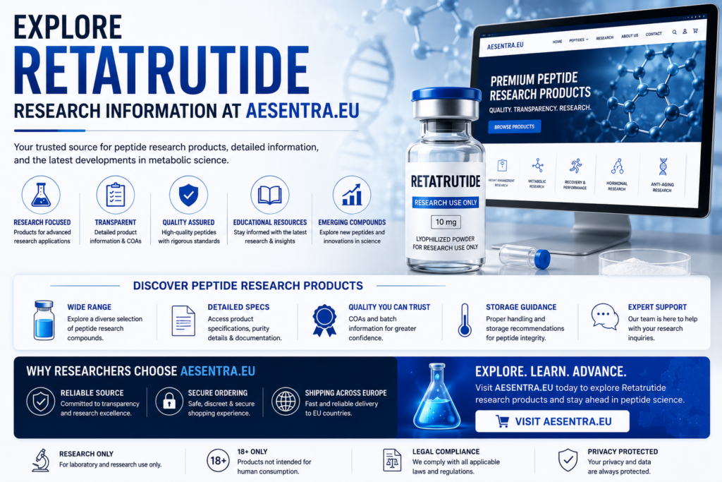 where to buy retatrutide europe, retatrutide europe, buy retatrutide europe, retatrutide for sale europe, buy retatrutide online europe, retatrutide research products, retatrutide peptide supplier, retatrutide research peptide, retatrutide supplier europe, premium retatrutide products, high purity retatrutide, retatrutide products online, retatrutide research compounds, retatrutide metabolic research, buy retatrutide research products, retatrutide peptide products, retatrutide europe supplier, retatrutide peptide europe, retatrutide online store, research peptides europe, peptide supplier europe, peptide products europe, peptide compounds online, buy research peptides online, peptide research products, metabolic research peptides, appetite regulation peptides, weight management peptides, triple receptor agonist products, GLP-1 research compounds, GIP research products, glucagon receptor research compounds, metabolic peptide products, peptide research marketplace, peptide supplier EU, trusted peptide supplier europe, peptide products online europe, research-use-only peptides, peptide research supplier, peptide compounds for sale, premium peptide compounds, peptide laboratory products, peptide product store europe, peptide science products, metabolic pathway peptides, buy peptide compounds europe, advanced peptide products, research peptide supplier europe, peptide products with COA, peptide compounds with testing, peptide quality products, peptide transparency products, peptide documentation products, peptide specifications online, research peptide inventory, laboratory research products, peptide research chemicals, buy metabolic compounds, metabolic science products, peptide research catalog, peptide science europe, peptide products for laboratories, peptide product source, peptide compound provider, peptide marketplace europe, peptide products with fast delivery, peptide products with quality standards, buy appetite regulation compounds, peptide collection europe, peptide buying guide, peptide research innovations, peptide products with documentation, peptide product specialists, peptide products with laboratory testing, research peptide collection, peptide science marketplace, peptide-related products europe, peptide product availability, peptide product hub, peptide product selection, metabolic compound supplier, peptide discovery products, peptide research source, peptide research solutions, peptide compound marketplace, peptide product technology, peptide product experts, peptide supply europe, peptide laboratory supplier, peptide research access, peptide supplier worldwide, peptide product availability europe, peptide compounds online store, peptide research product collection, peptide research platform, peptide educational products, peptide science resources, peptide quality assurance products, peptide products for educational purposes, research peptide solutions europe, peptide transparency information, peptide compound resources, peptide research provider, peptide information products, peptide science store, retatrutide supplier EU, buy retatrutide research peptide, retatrutide compound europe, retatrutide peptide supplier europe, retatrutide online europe, retatrutide peptide products europe, retatrutide research supplier, retatrutide research store, retatrutide research marketplace, retatrutide compound supplier, retatrutide product information, retatrutide quality products, retatrutide research solutions, retatrutide educational resources, retatrutide product documentation, retatrutide laboratory products, retatrutide product specifications, retatrutide peptide marketplace, retatrutide product source, retatrutide peptide collection, retatrutide products with COA, retatrutide research inventory, retatrutide supplier worldwide, retatrutide compound products, retatrutide research availability, retatrutide peptide technology, retatrutide metabolic products, retatrutide science products, retatrutide peptide buying guide, retatrutide research Europe, peptide research at AESENTRA, premium peptide research store, metabolic peptide marketplace, peptide science innovation products