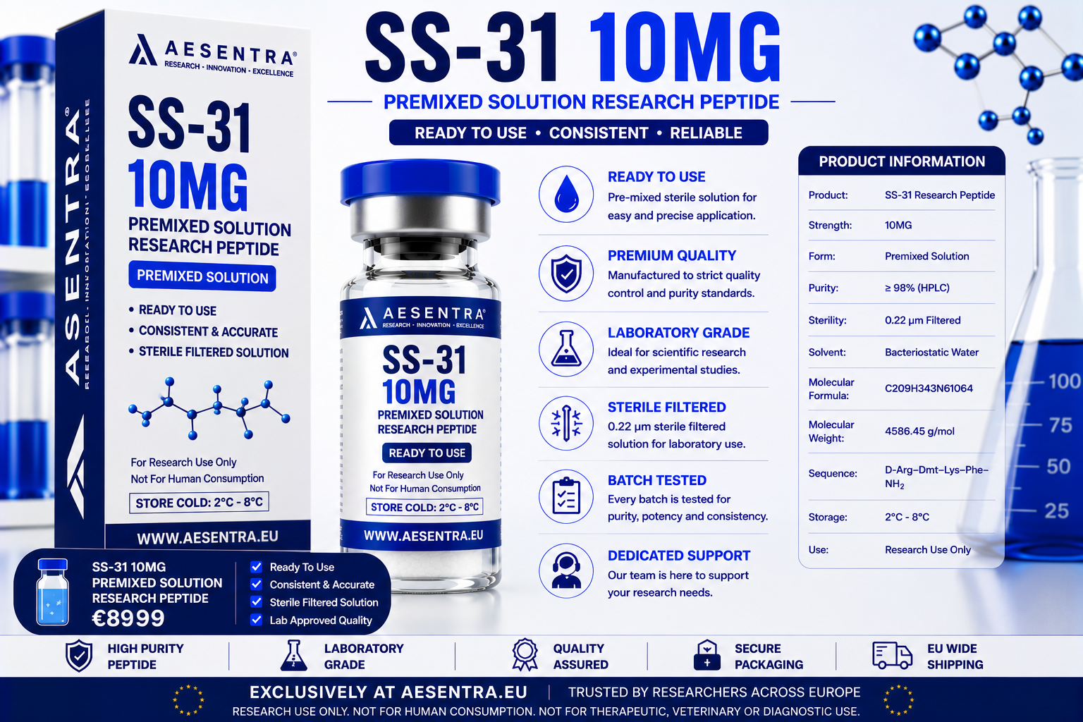 SS-31 10mg Research Peptide, buy SS-31 online, buy SS-31 10mg online, SS-31 supplier EU, SS-31 Europe, SS-31 research peptide, mitochondrial peptide research, buy research peptides online, buy peptide vial, buy premixed peptides, peptide supplier Europe, research peptide supplier, premium peptide products, laboratory peptide supplier, scientific peptide products, peptide compounds online, research compound supplier, molecular peptide studies, peptide analytical products, laboratory research peptides, peptide manufacturing standards, peptide quality supplier, peptide product sourcing, peptide scientific studies, peptide quality standards, peptide investigation materials, peptide experimental compounds, peptide molecular investigations, peptide research tools, peptide study compounds, peptide supplier online, peptide innovation research, peptide sourcing Europe, peptide quality management, peptide supplier network, peptide research systems, scientific peptide supplier, peptide laboratory products, peptide experimental products, peptide molecular analysis, peptide delivery products, peptide scientific solutions, peptide biological studies, peptide product Europe, peptide research innovation, peptide advanced research, peptide quality testing, peptide scientific technologies, peptide laboratory development, peptide sourcing supplier, peptide professional products, peptide scientific support, peptide laboratory quality, peptide research standards, peptide molecular technology, peptide laboratory services, peptide testing materials, peptide analytical investigations, peptide biological investigations, peptide scientific applications, peptide development research, peptide scientific innovation, peptide experimental technology, peptide product solutions, peptide research network, peptide research professionals, peptide supplier products, peptide scientific tools, peptide molecular pathways, peptide advanced compounds, peptide laboratory verification, peptide research store, peptide supply Europe, peptide laboratory handling, peptide research quality, peptide product distribution, peptide scientific materials, peptide experiment systems, peptide development technology, peptide investigation products, peptide research applications, peptide analytical studies, peptide scientific observations, peptide supplier marketplace, peptide laboratory systems, peptide research development, peptide product quality, peptide scientific experiments, peptide biological research, peptide experimental investigations, peptide quality assurance, peptide research products online, peptide support products, peptide scientific procedures, peptide laboratory sourcing, peptide research marketplace, peptide product development, peptide advanced studies, peptide science technology