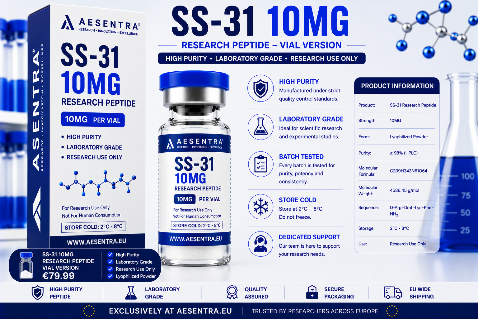SS-31 10mg Research Peptide, buy SS-31 online, buy SS-31 10mg online, SS-31 supplier EU, SS-31 Europe, SS-31 research peptide, mitochondrial peptide research, buy research peptides online, buy peptide vial, buy premixed peptides, peptide supplier Europe, research peptide supplier, premium peptide products, laboratory peptide supplier, scientific peptide products, peptide compounds online, research compound supplier, molecular peptide studies, peptide analytical products, laboratory research peptides, peptide manufacturing standards, peptide quality supplier, peptide product sourcing, peptide scientific studies, peptide quality standards, peptide investigation materials, peptide experimental compounds, peptide molecular investigations, peptide research tools, peptide study compounds, peptide supplier online, peptide innovation research, peptide sourcing Europe, peptide quality management, peptide supplier network, peptide research systems, scientific peptide supplier, peptide laboratory products, peptide experimental products, peptide molecular analysis, peptide delivery products, peptide scientific solutions, peptide biological studies, peptide product Europe, peptide research innovation, peptide advanced research, peptide quality testing, peptide scientific technologies, peptide laboratory development, peptide sourcing supplier, peptide professional products, peptide scientific support, peptide laboratory quality, peptide research standards, peptide molecular technology, peptide laboratory services, peptide testing materials, peptide analytical investigations, peptide biological investigations, peptide scientific applications, peptide development research, peptide scientific innovation, peptide experimental technology, peptide product solutions, peptide research network, peptide research professionals, peptide supplier products, peptide scientific tools, peptide molecular pathways, peptide advanced compounds, peptide laboratory verification, peptide research store, peptide supply Europe, peptide laboratory handling, peptide research quality, peptide product distribution, peptide scientific materials, peptide experiment systems, peptide development technology, peptide investigation products, peptide research applications, peptide analytical studies, peptide scientific observations, peptide supplier marketplace, peptide laboratory systems, peptide research development, peptide product quality, peptide scientific experiments, peptide biological research, peptide experimental investigations, peptide quality assurance, peptide research products online, peptide support products, peptide scientific procedures, peptide laboratory sourcing, peptide research marketplace, peptide product development, peptide advanced studies, peptide science technology